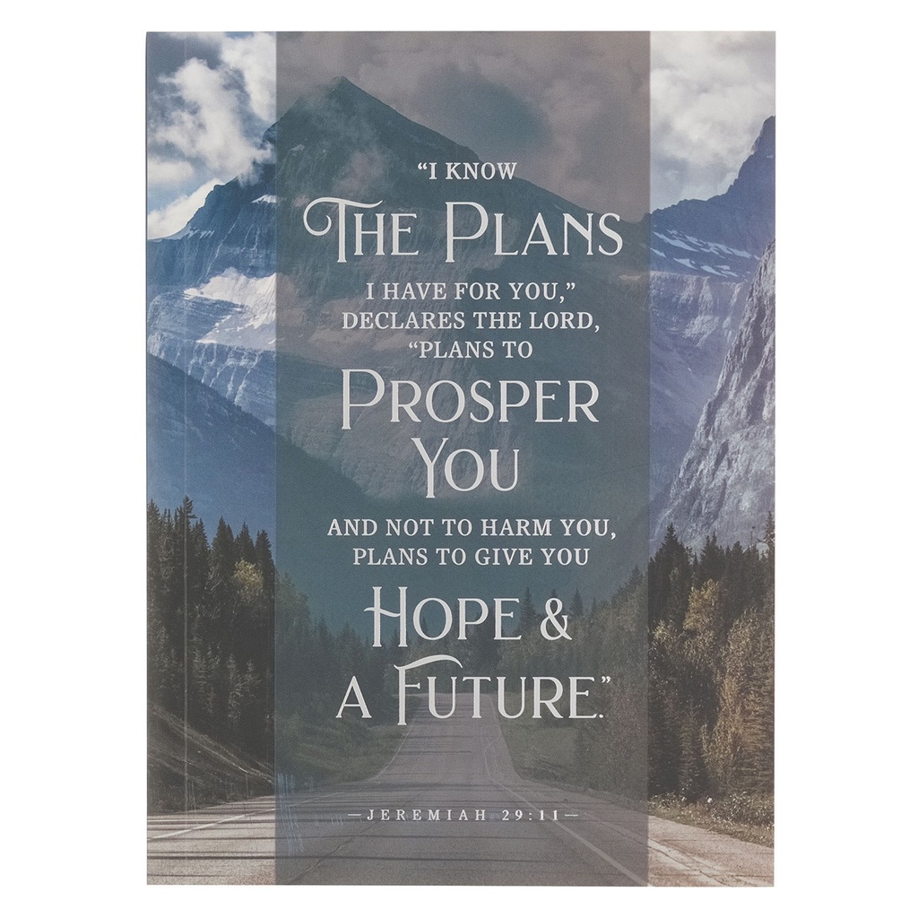 Notebook Hope and a Future Mountain Path Medium 