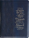 Executive Padfolio I Know The Plans Navy Floral 