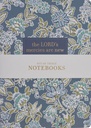 Notebook Set Morning Mercies Blue and Green Floral 3Pk
