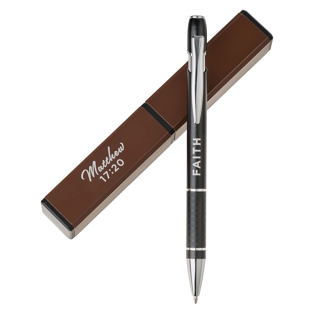 Gift Pen Faith Black and Brown Classic