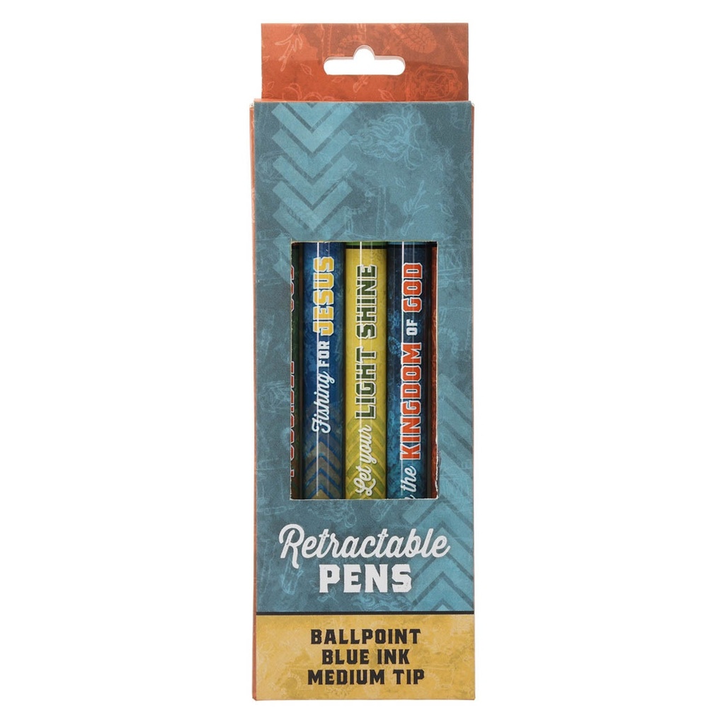Pen Set 5pc Adventure With Jesus Ps. 16:11