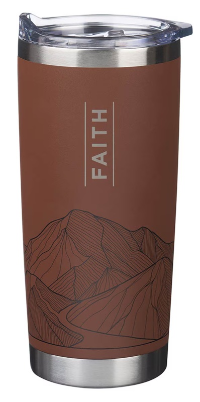 Travel Tumbler Faith Brown Mountain