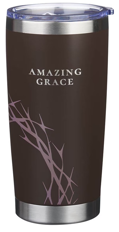 Travel Tumbler Amazing Graec Crown of Thorns Brown