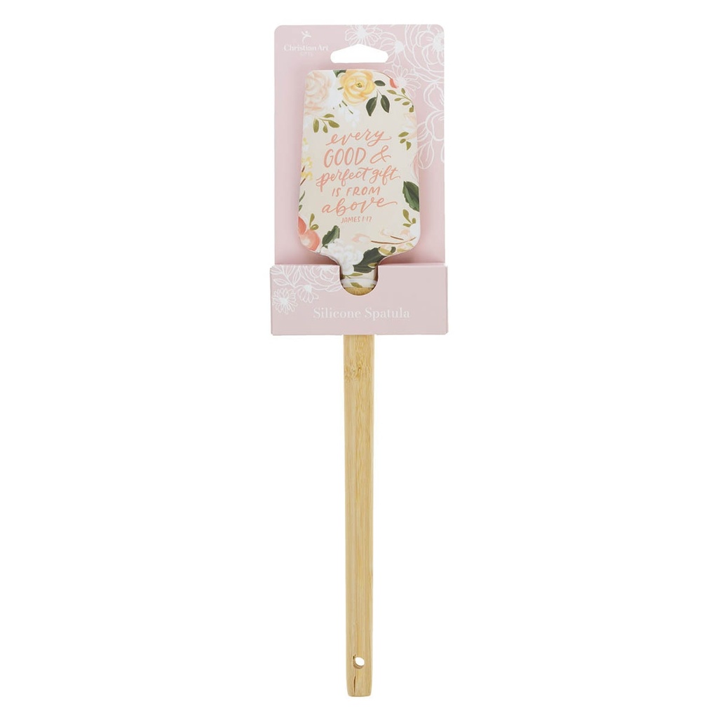 Spatula Every Good and Perfect Gift Pink Floral
