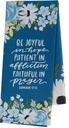 Tea Towel Blue Floral Be Joyful In Hope Rom 12:12