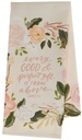Tea Towel Pink Floral Every Good & Perfect Gift James 1:17