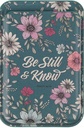 Phone Wallet Magnetic Teal Be Still & Know Ps. 46:10