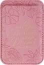 Phone Wallet Magnetic Pink With God All Things Matt. 19:26