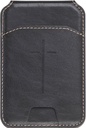 Phone Wallet Magnetic Leather Black Cross