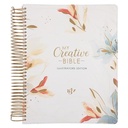 KJV My Creative Bible Illustrators Edition White Floral Faux Leather