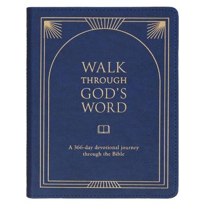 Walk Through God's Word Navy Faux Leather