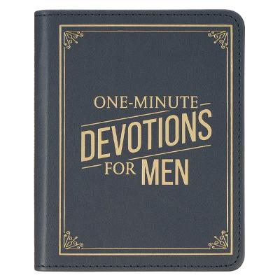One Minute Devotions For Men Slate Blue