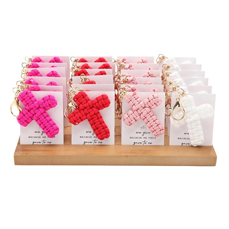 Key Chain Cross We Give Assorted Single