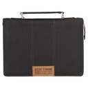 Bible Case Large Be Strong Eph. 6:10 Black 