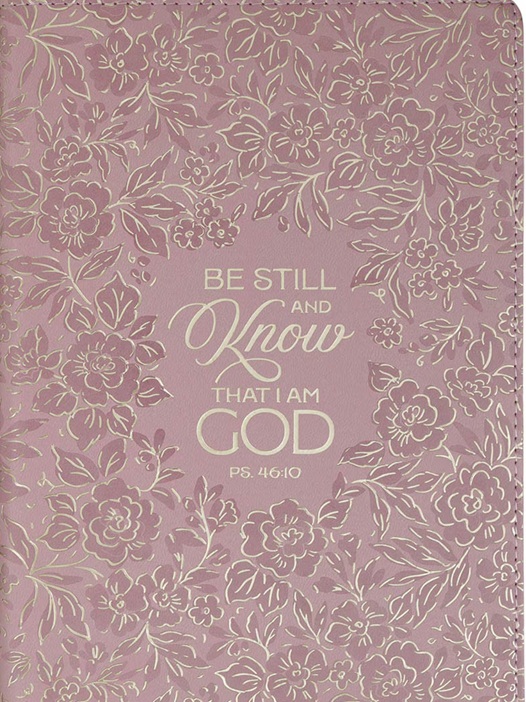 Journal Slimline  Be Still and Know Purple