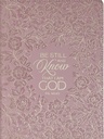 Journal Slimline  Be Still and Know Purple