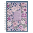 Journal Spiral Purple Floral Trust In The Lord Prov. 3:5