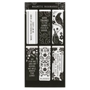 Magnetic Bookmark Set As For Me Monotone