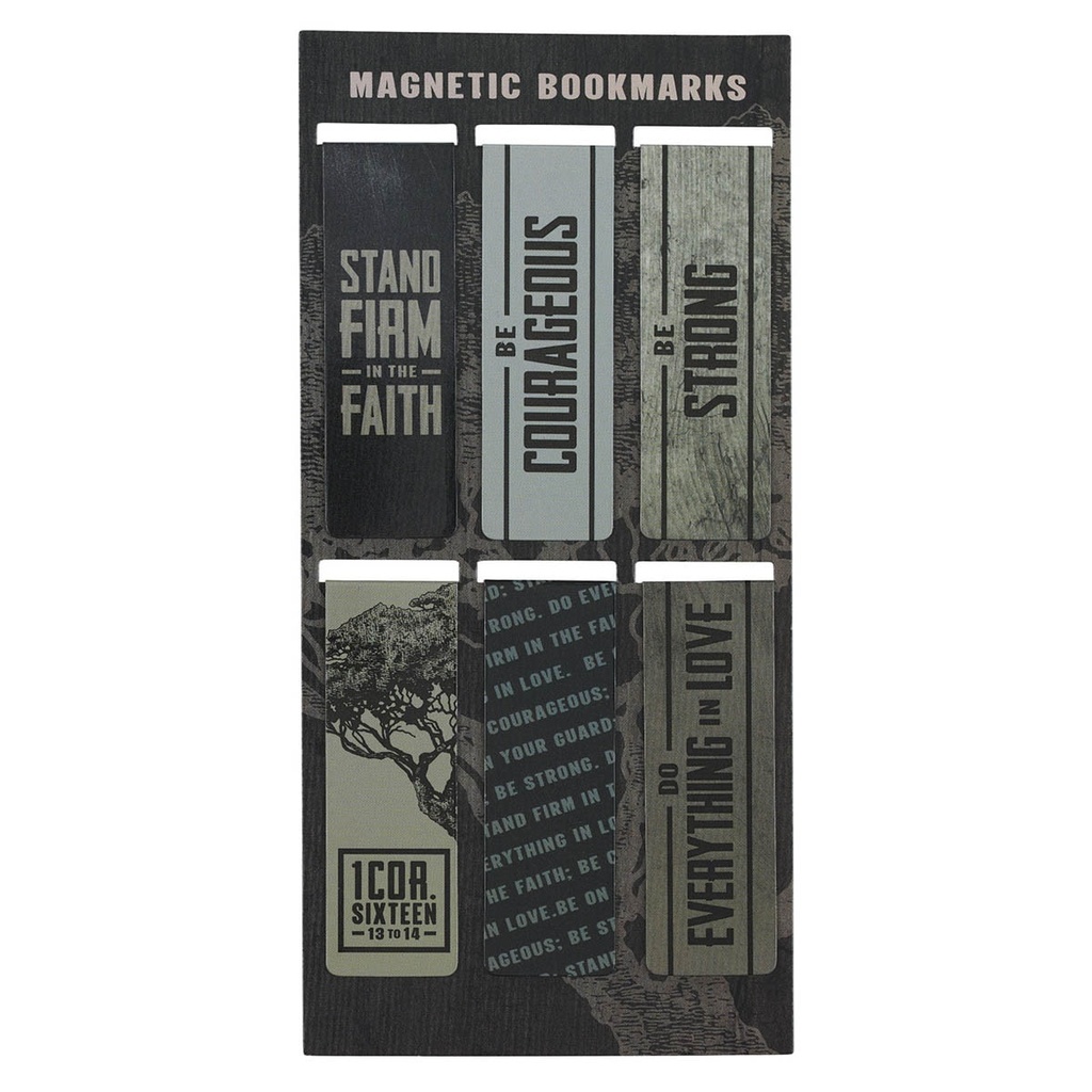 Magnetic Bookmark Set Stand Firm Neutral-tone