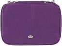 Bible Case XL Organiser Two-Fold Purple Faux Leather  