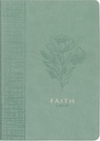 Journal Faith Teal Floral Faux Leather Classic
