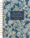 Journal Morning Mercies Blue and Green Floral
