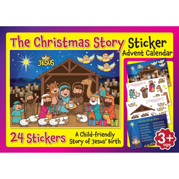 Nativity Story Advent Sticker Sheet