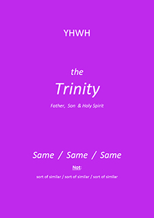 YHWH the Trinity Father, Son & Holy Spirit