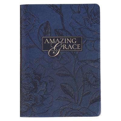 [JL989] Journal Classic Zip Navy Amazing Grace