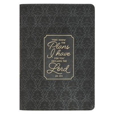 [JL990] Journal Classic Black For I Know The Plans Jer. 29:11