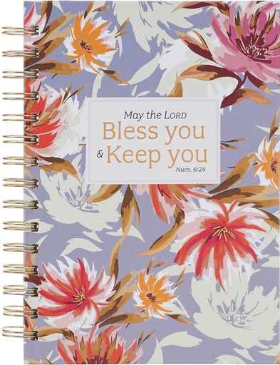 [JLW300] Journal Spiral Bless You & Keep You Num. 6:24