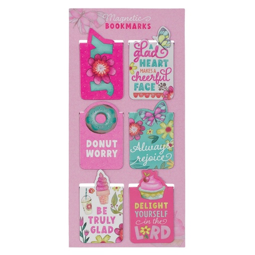 [MGB140] Magnetic Bookmark Set A Glad Heart Makes A Cheerful Face Prov. 15:13