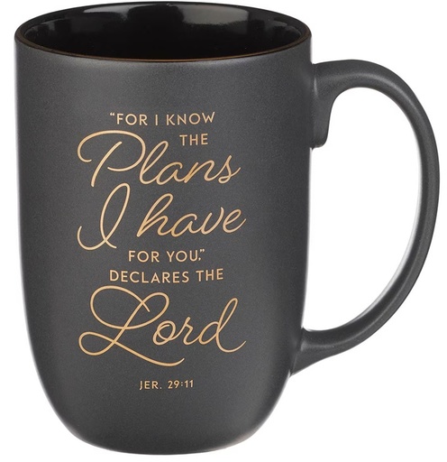 [MUG1374] Mug Black I Know the Plans Jer. 29:11