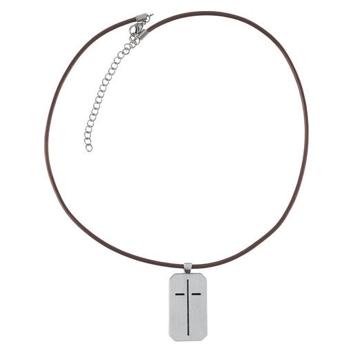 [NKL017] Necklace Cross/Man of God 1 Tim. 6:11