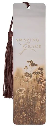 [TBM124] Tassel Bookmark Amazing Grace Isa. 53:5