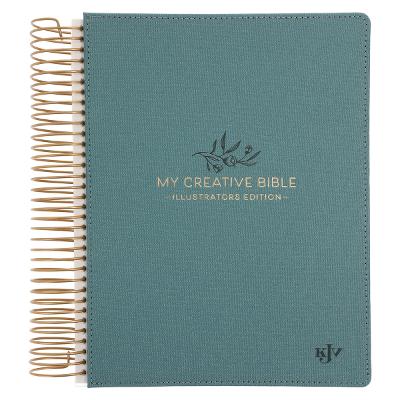 [KJV323] KJV My Creative Bible Illustrators Edition Teal Faux Leather