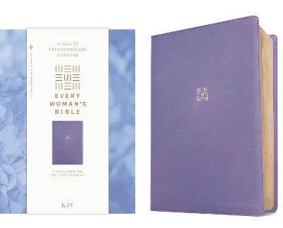 [9781496485045] KJV Every Woman's Bible, Filament Enabled Periwinkle Purple