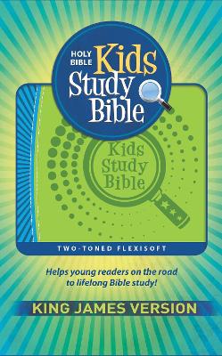 [9798400511714] KJV Kids Study Bible Flexisoft, Green/blue