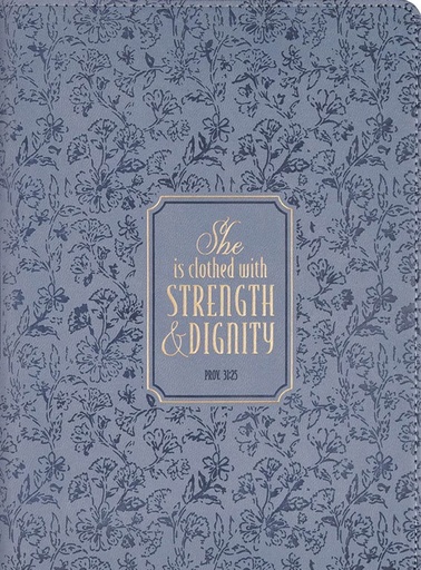 [JL1138] Journal Classic Strength And Dignity Blue 