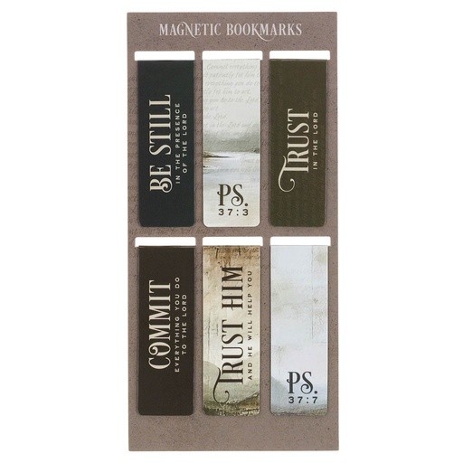 [MGB148] Magnetic Bookmark Set Be Still Scenic Nature