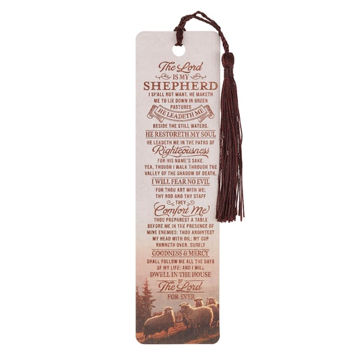 [TBM126] Tassel Bookmark Lord Is My Shepherd 