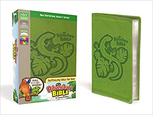 [9780310727453] NIrV Adventure for Early Readers DuoTone Jungle Green