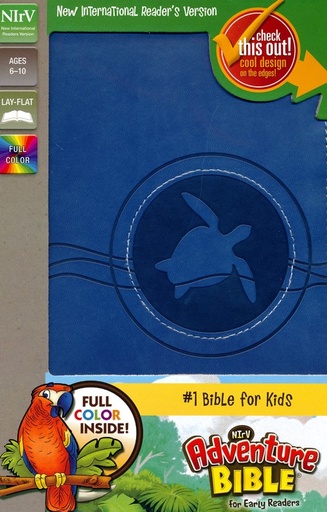[9780310745297] NIrV Adventure Bible for Early Readers DuoTone Blueberry