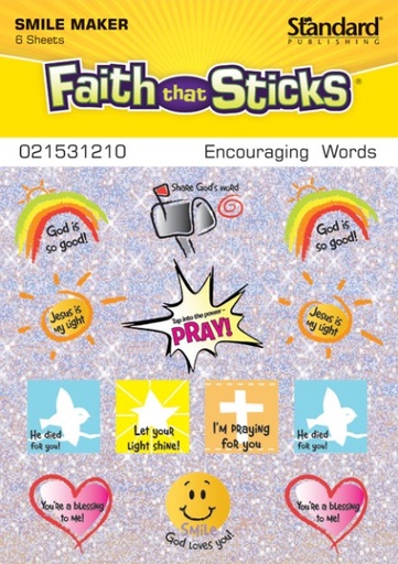 [9781414392844] Sticker Encouraging Words