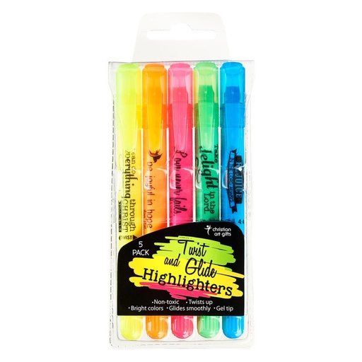 [HL013] Highlighter Twist-'n-Glide Gel Tip Set