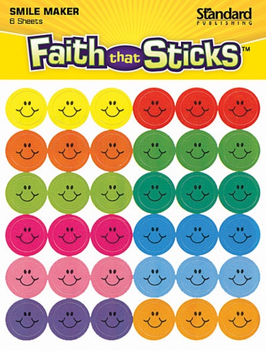 [9781414392783] Sticker Mini Happy Face