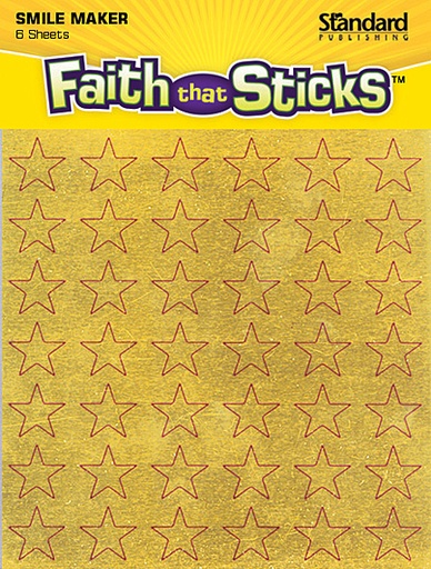 [9781414393209] Sticker Gold Foil Stars