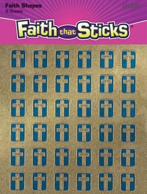 [9781414393629] Sticker Foil Cross Miniature