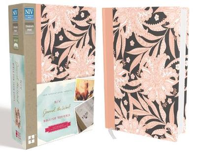 [9780310447276] NIV Journal the Word Bible For Teen Girls Pink Floral H/C