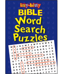 [E5010] Bible Word Search Puzzles Activity Book (itty bitty)